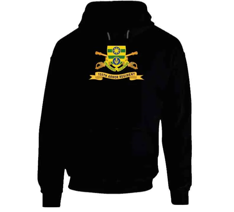 109th Armor Regiment W Br - Ribbon X 300 Classic T Shirt, Crewneck Sweatshirt, Hoodie, Long Sleeve