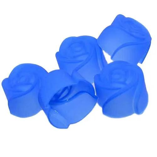 10X Silicone Rose Muffin Cookie Cup Cake Baking Mold Chocolate Jelly Maker Mould