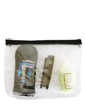 12 ct Multi Purpose Clear Makeup Bag - By Dozen