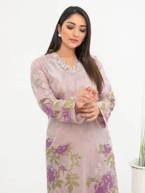 2 Piece Jacquard Suit-Embroidered(Pret)