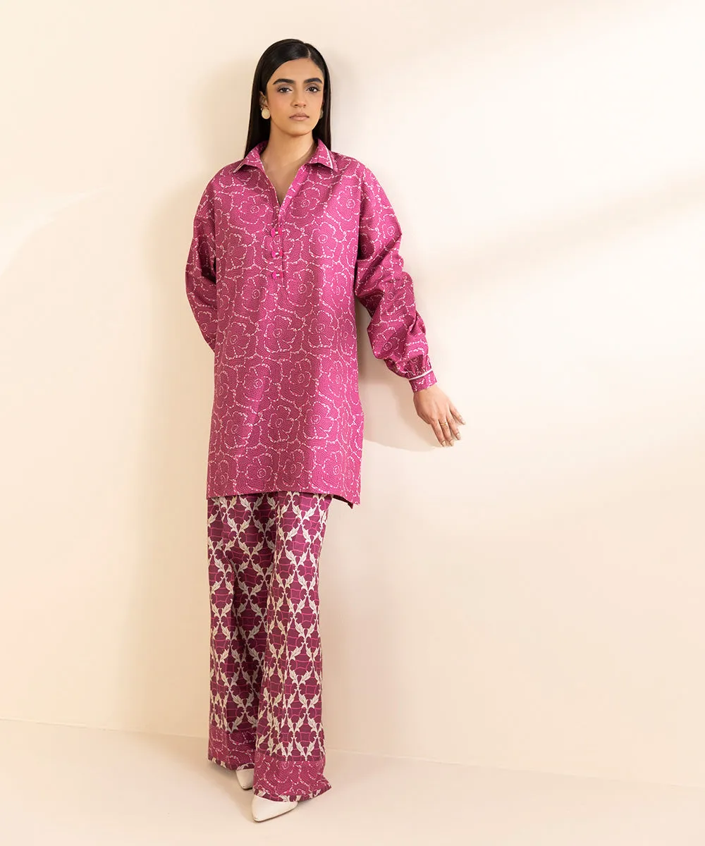 2 Piece - Printed Light Khaddar Suit