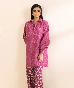 2 Piece - Printed Light Khaddar Suit