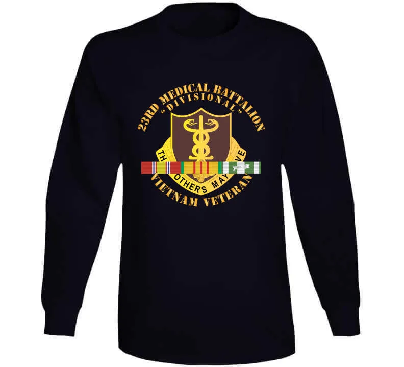 23rd Medical Battalion W Svc Ribbon Wo Ds X 300 Classic T Shirt, Crewneck Sweatshirt, Hoodie, Long Sleeve