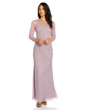 Adrianna Papell AP1E208066 - Embellished Sheath Evening Dress