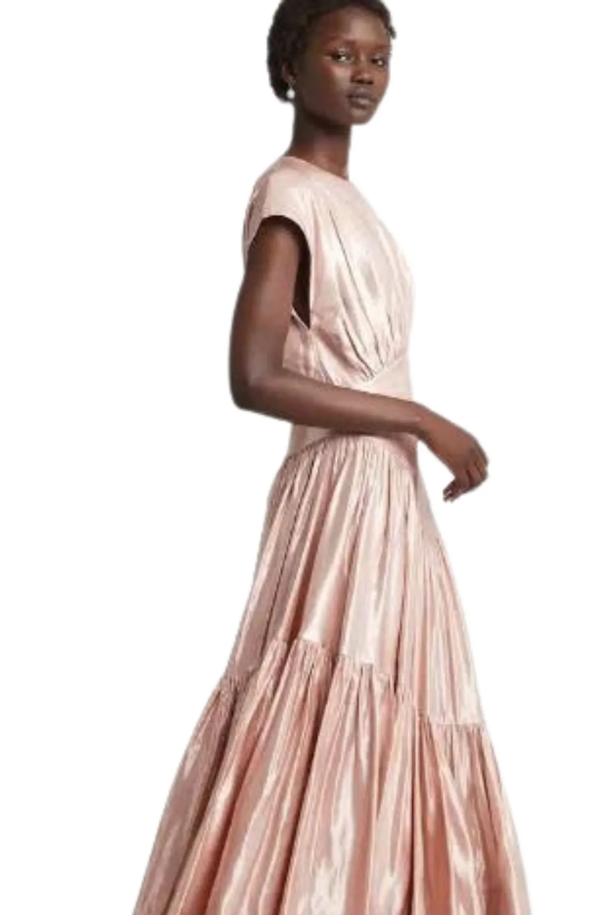 AJE Serendipity Reflection Midi Dress (Blush) - RRP $595