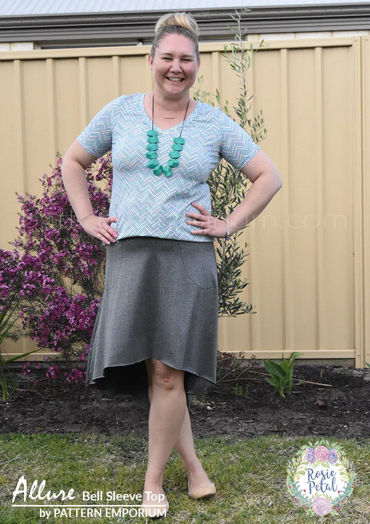 Allure | Bell Sleeve Top Sewing Pattern