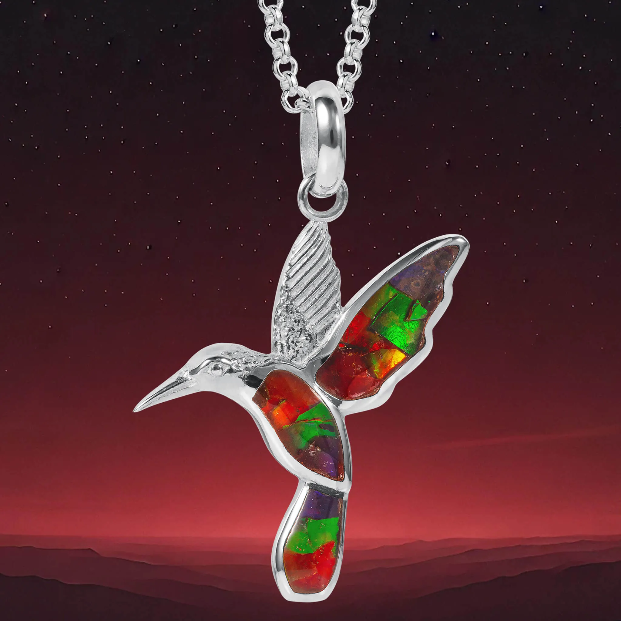 Ammolite Hummingbird Collection