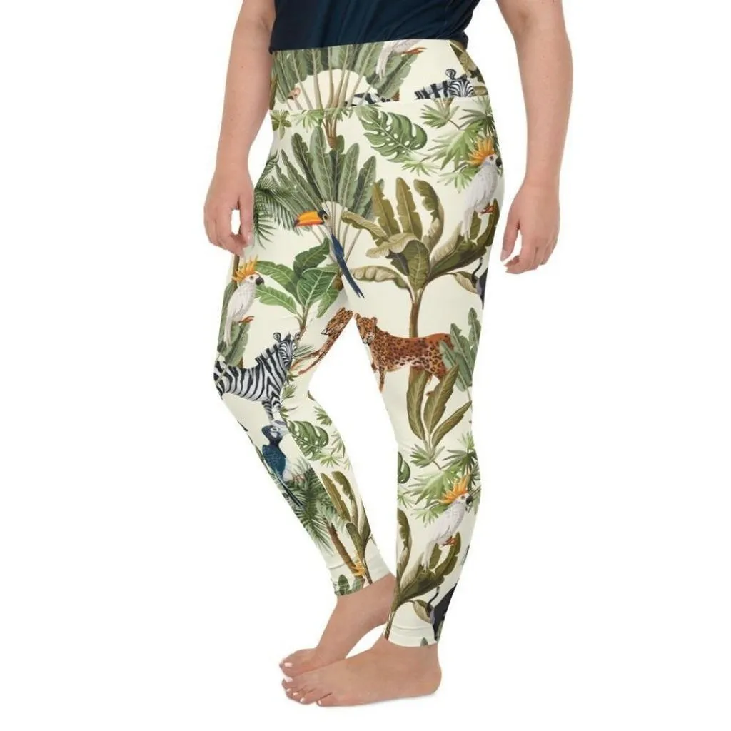 Animal Kingdom Plus Size Leggings