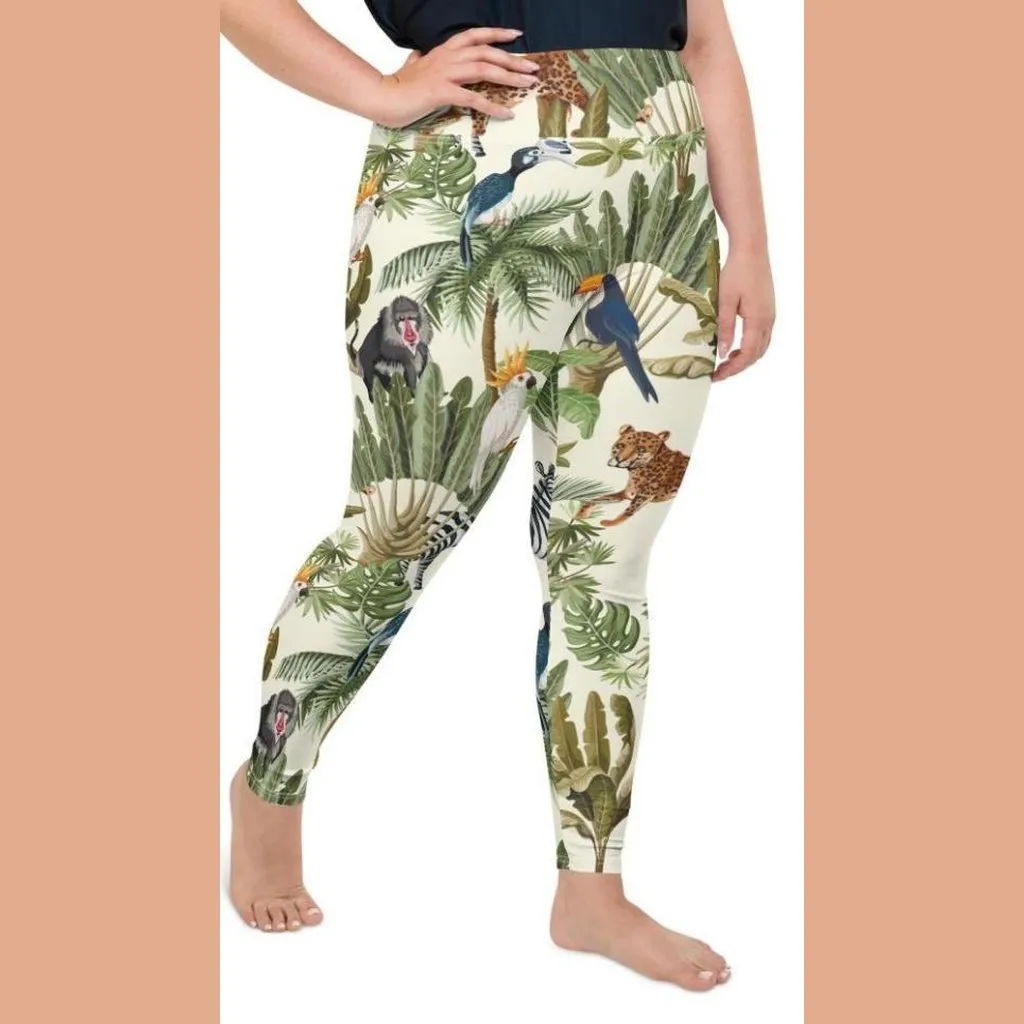 Animal Kingdom Plus Size Leggings