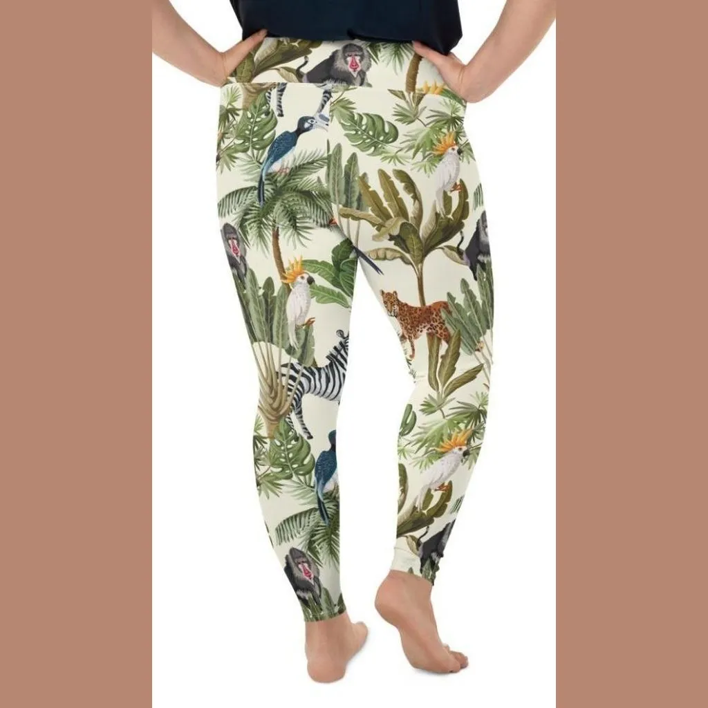 Animal Kingdom Plus Size Leggings