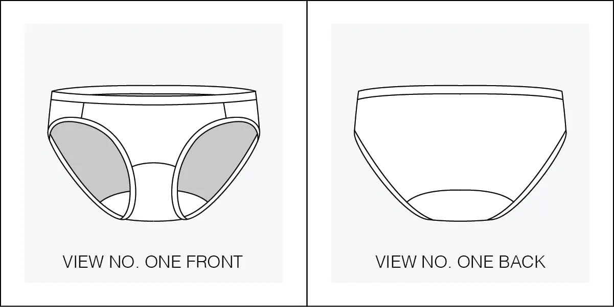 Arccos Undies - Paper Sewing Pattern