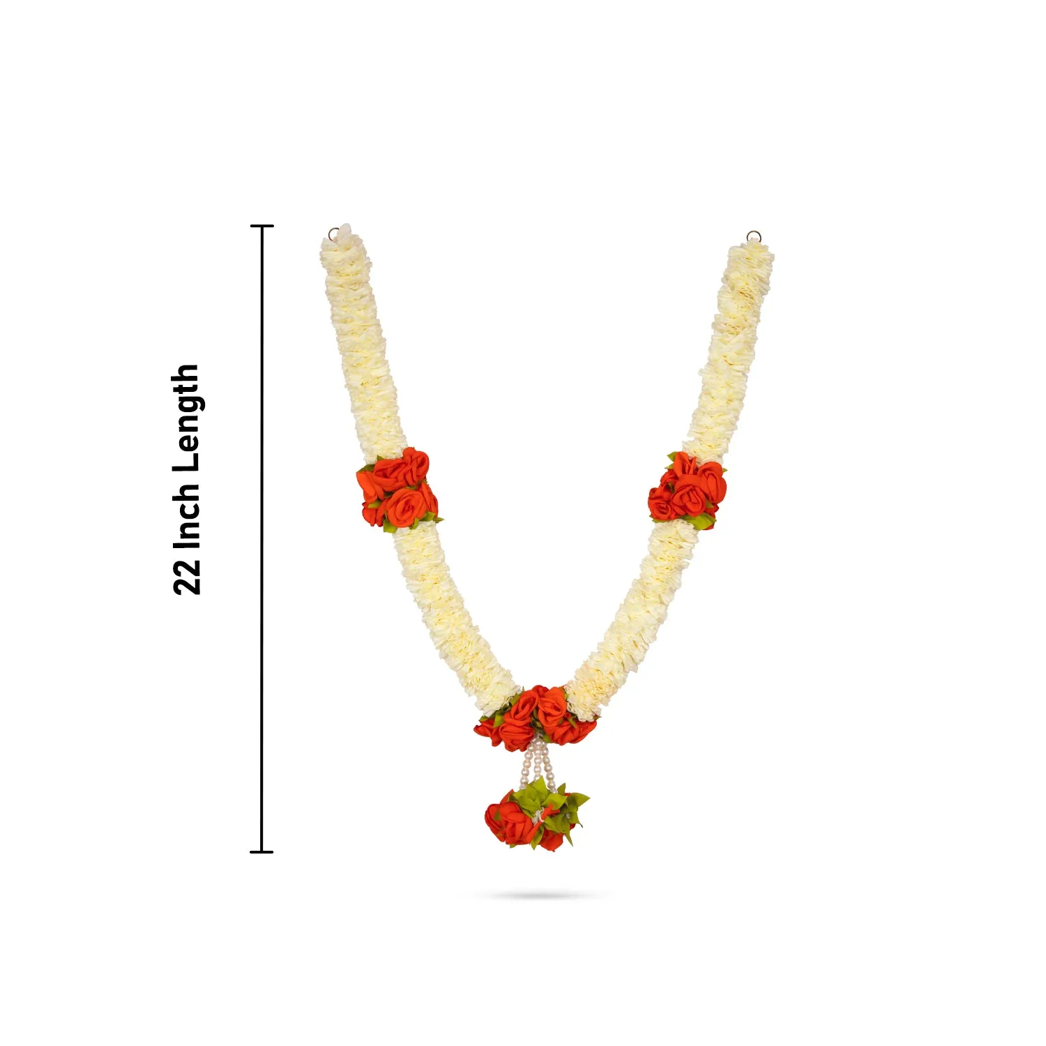 Artificial Garland  - Jasmine | Cloth Mala/ Artificial Mala for Photo Frame/ Assorted Design & Colour