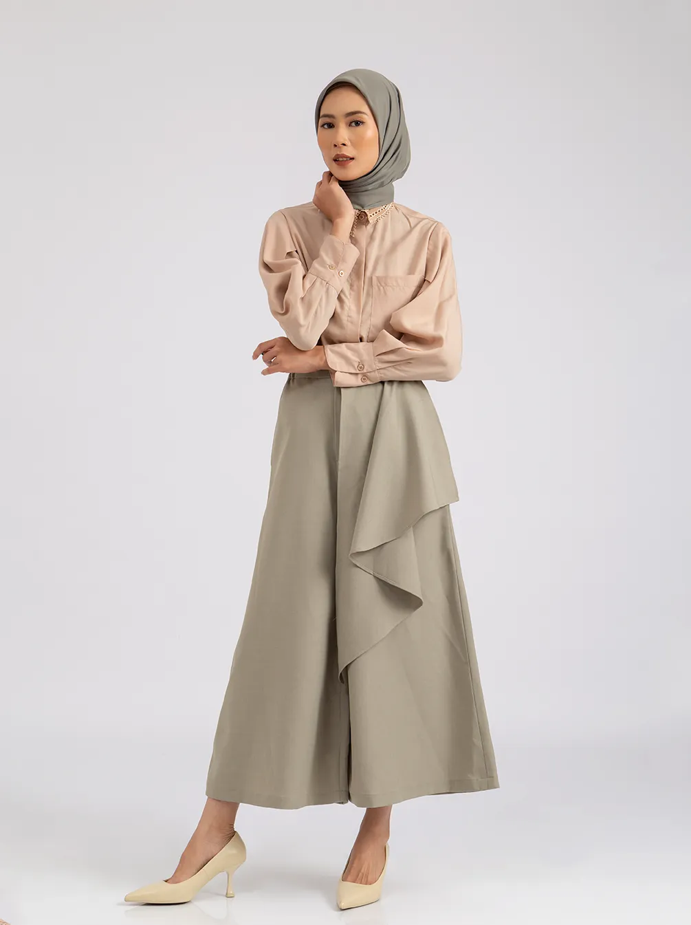 AYDA TOP PLAIN SAND