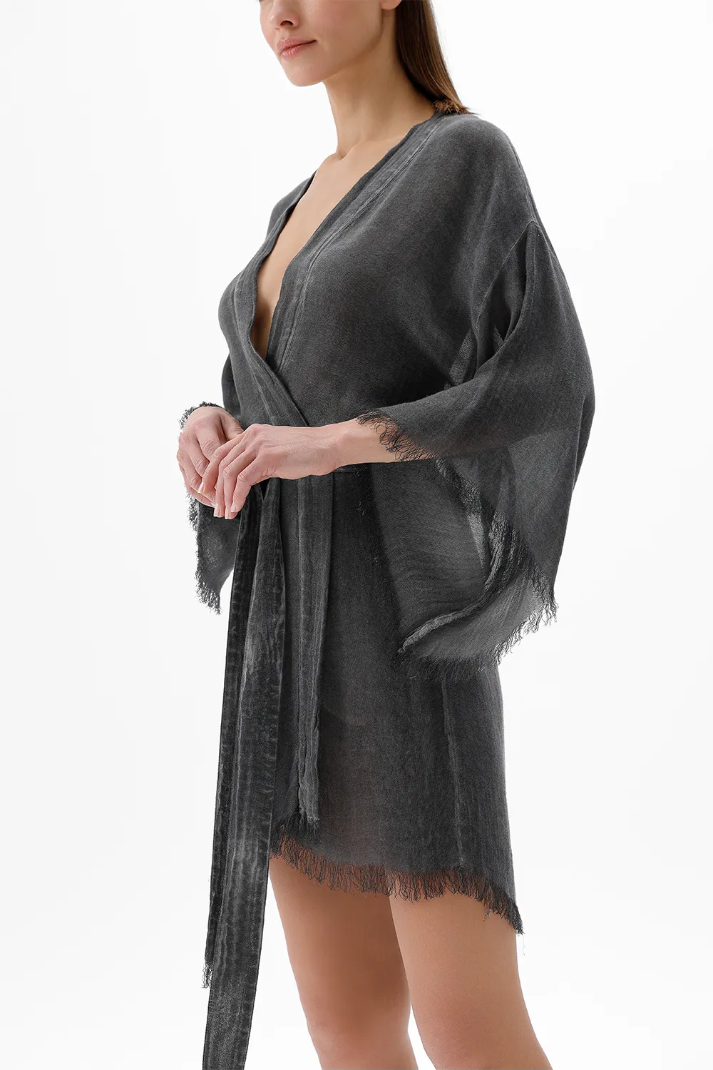 Bamboo Short Kimono