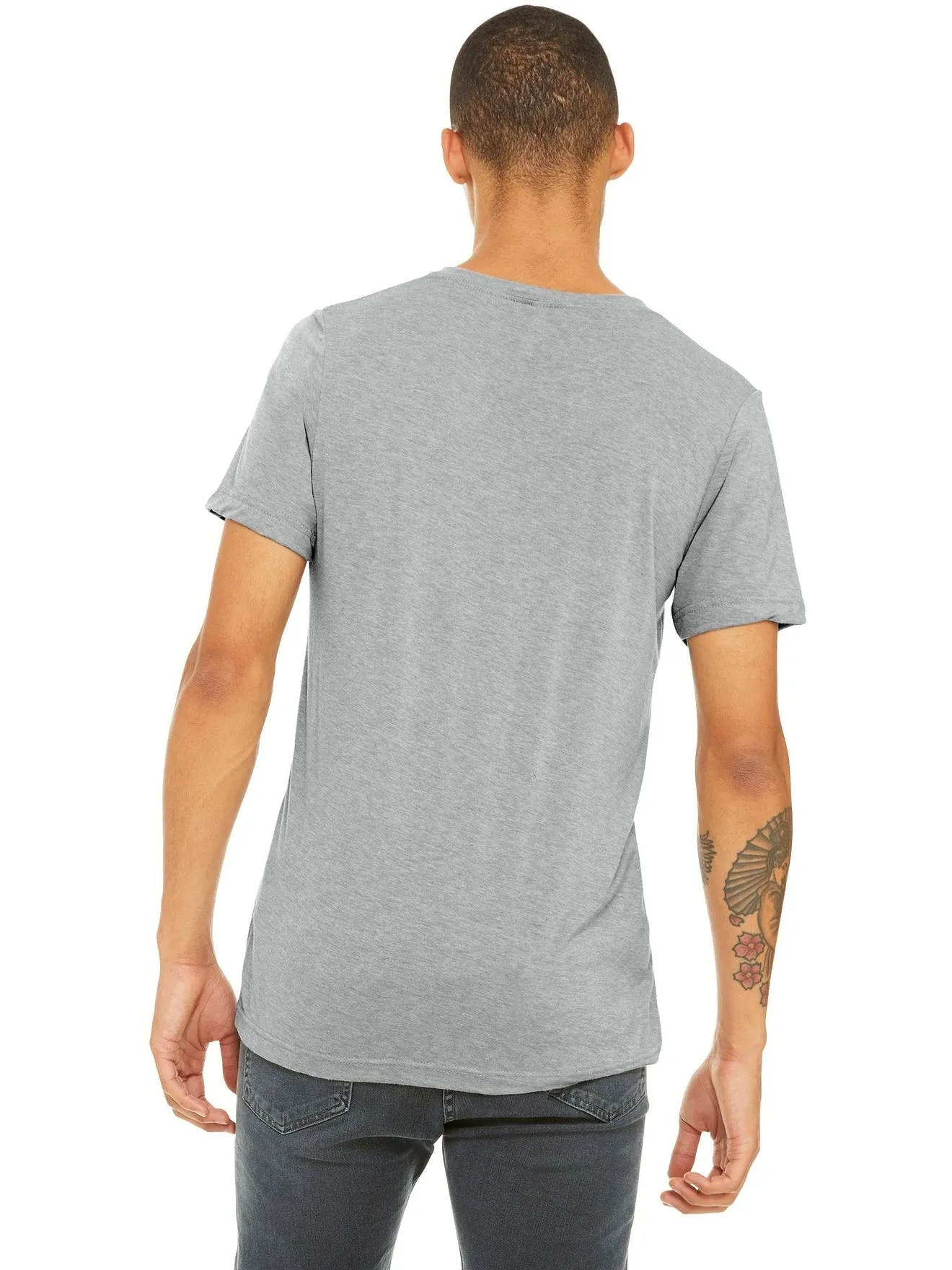 Bella Canvas Unisex Triblend Short Sleeve V-Neck Tee