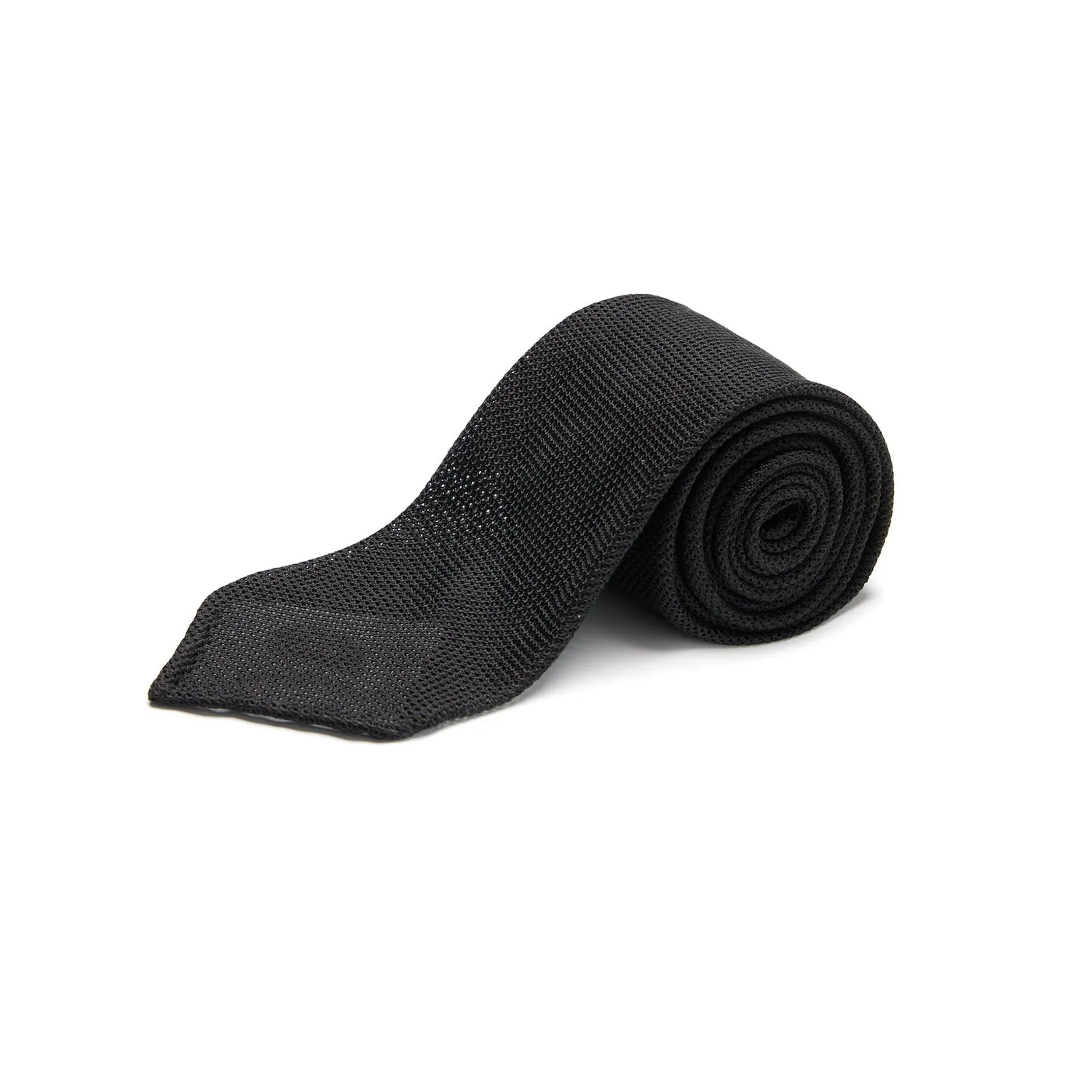 Black Grenadine Necktie