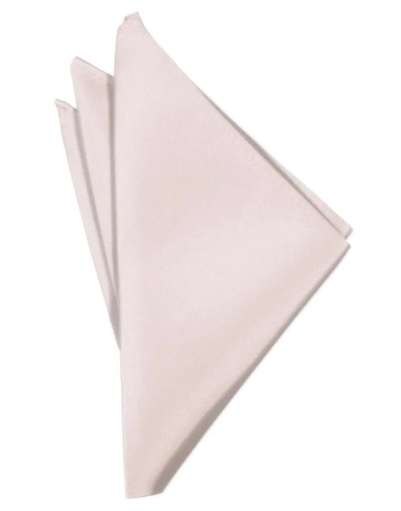 Blush Luxury Satin Pocket Square