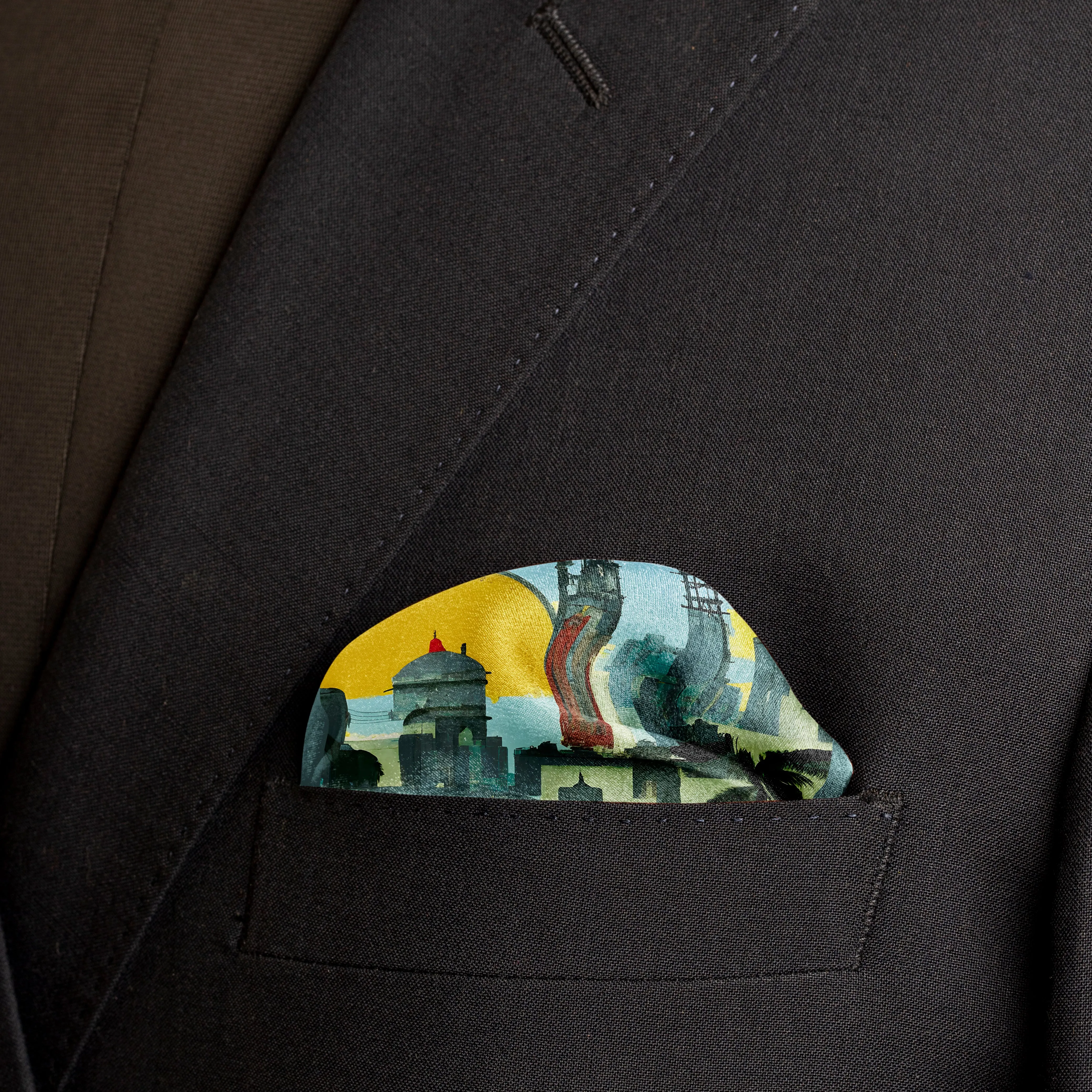 Bombay Pocket Square From Chokore Arte Collection