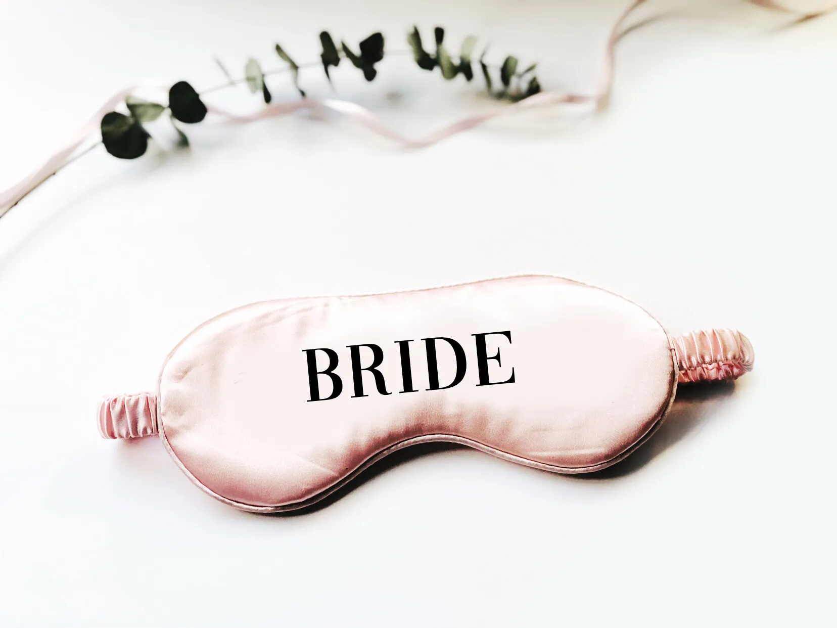 Bridesmaid Bold Font Eye Mask