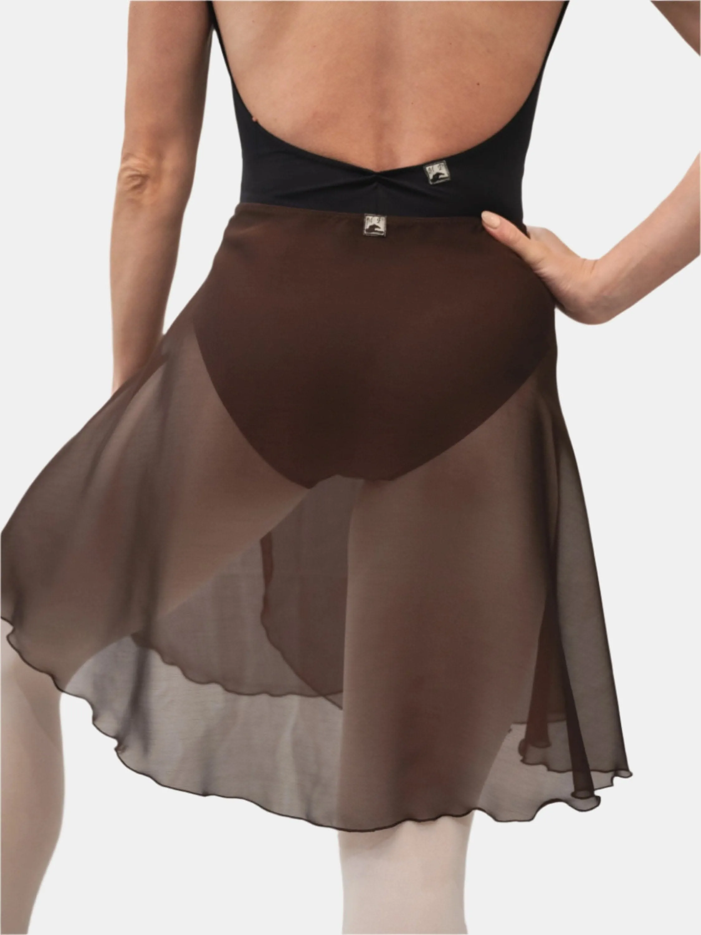 Brown Wrap Long Dance Skirt MP339