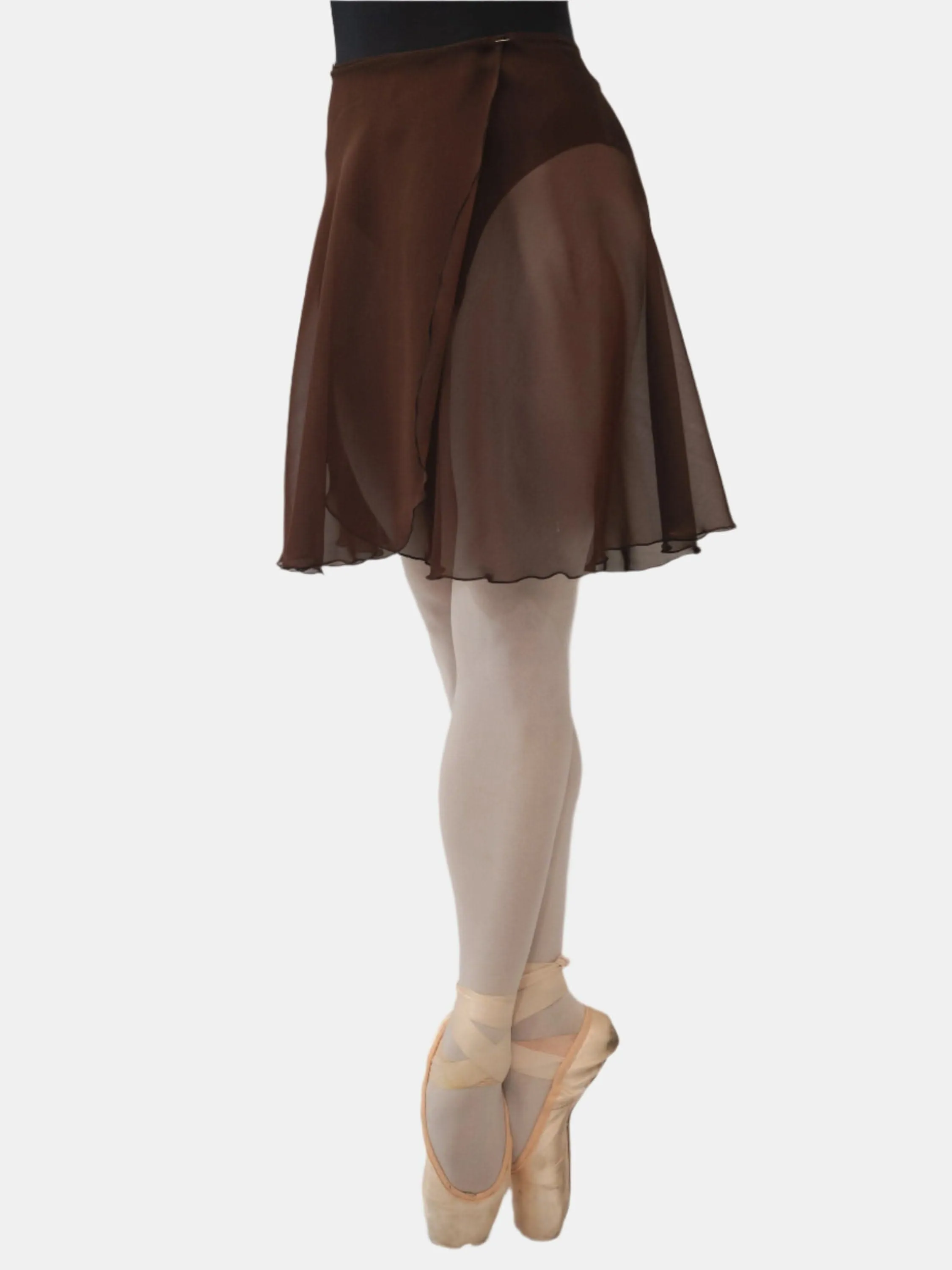 Brown Wrap Long Dance Skirt MP339