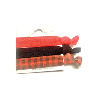 Buffalo Plaid Hair Ties - FINAL SALE