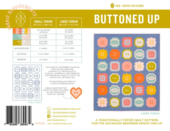 Buttoned Up Quilt