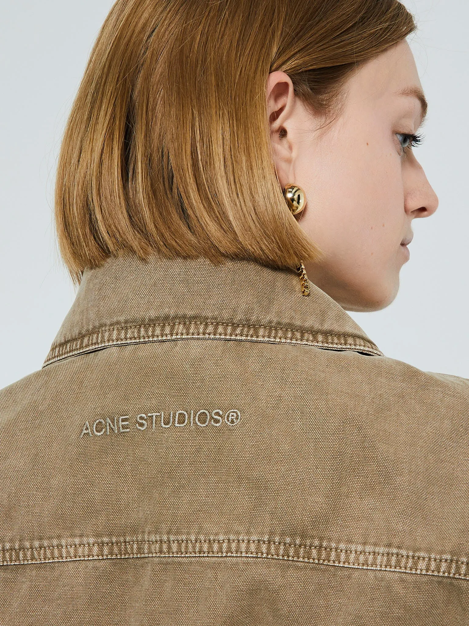 Canvas Jacket in Light Brown