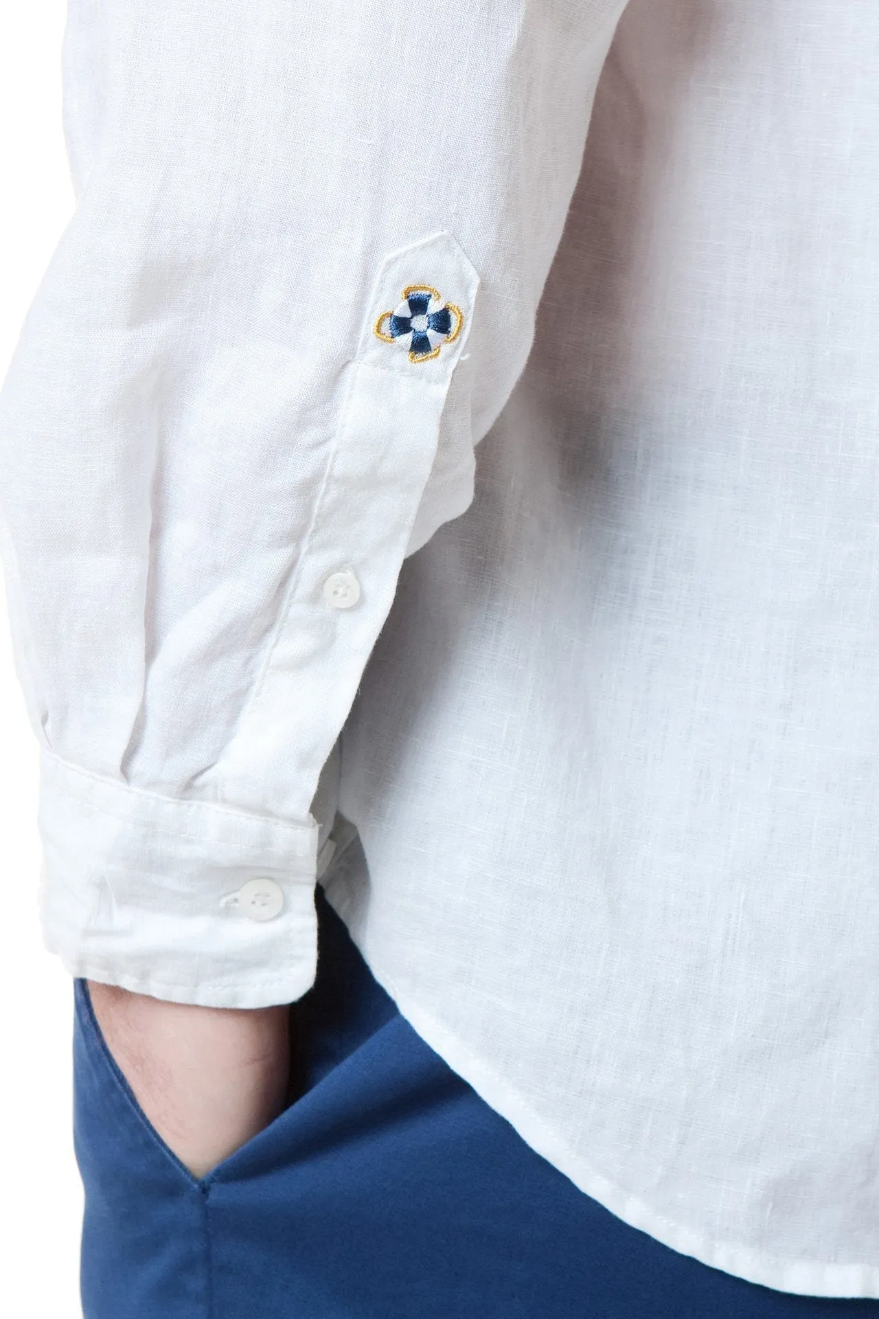 Chase Shirt White Linen