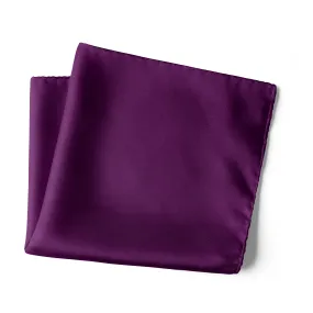 Chokore Deep Purple Pure Silk Pocket Square, from the Solids Line