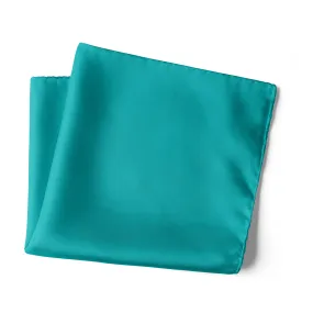 Chokore Enamel Blue Pure Silk Pocket Square, from the Solids Line