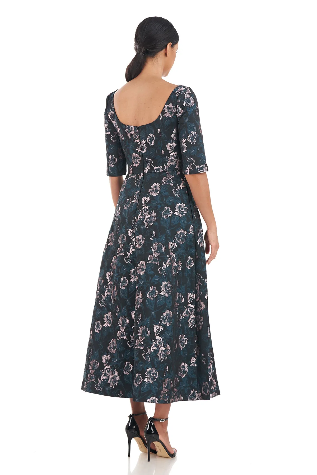 Clara T-Length Dress