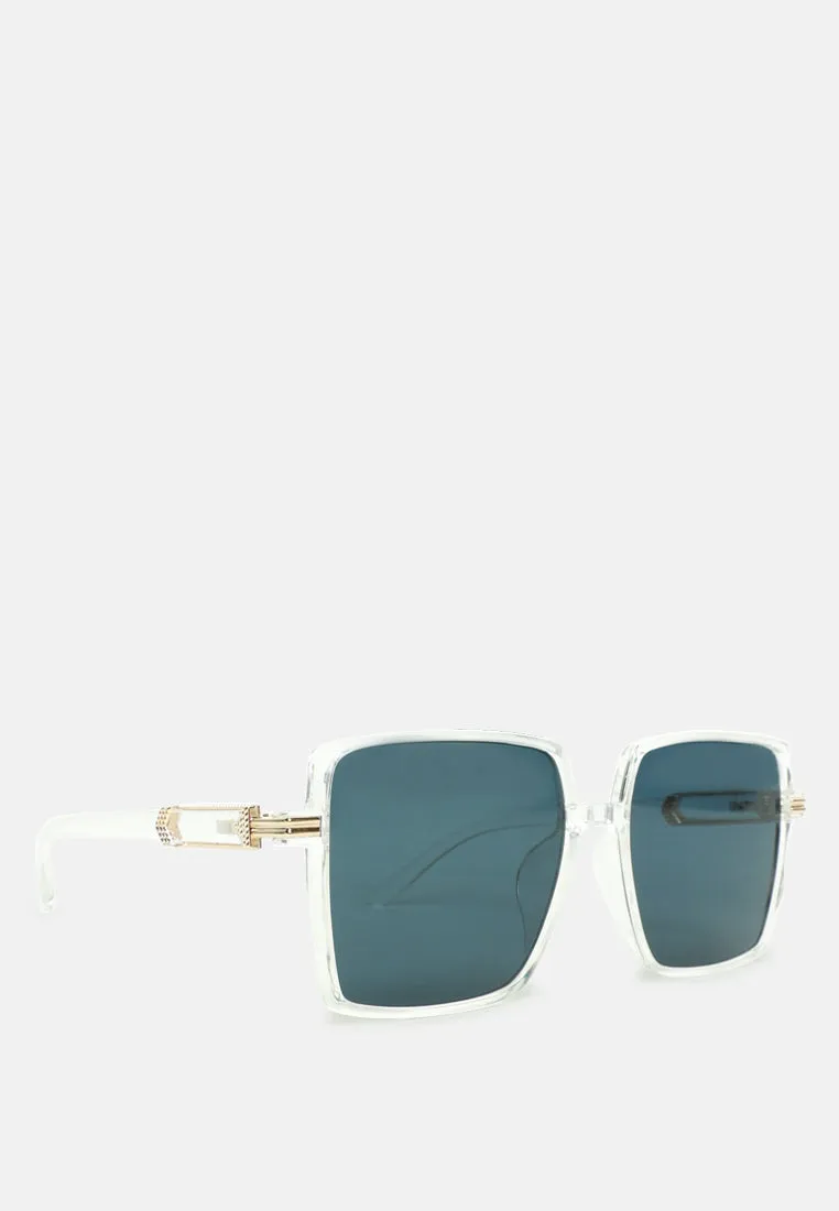 Classy Retro Tinted Square Sunglass