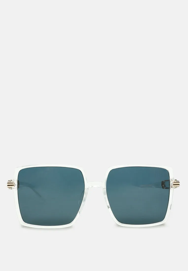 Classy Retro Tinted Square Sunglass