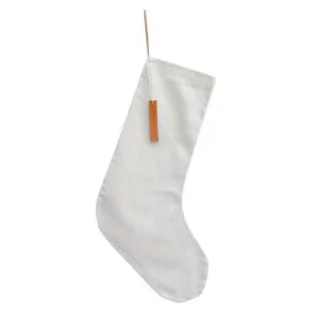 Cotton Christmas Stockings - Off White