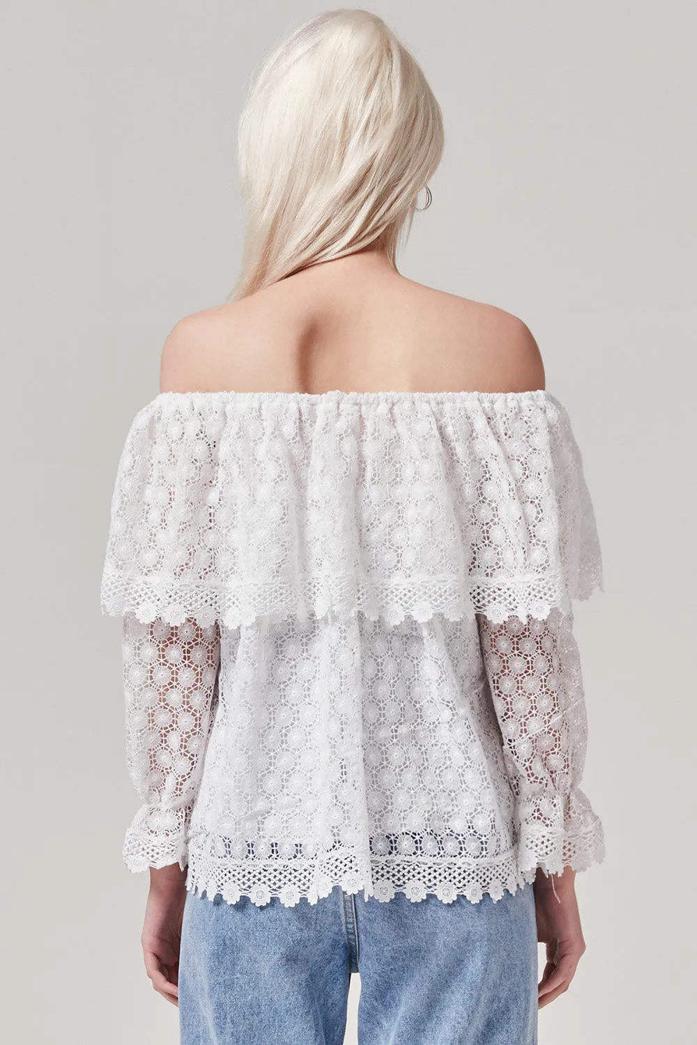 Crochet Off the Shoulder Top