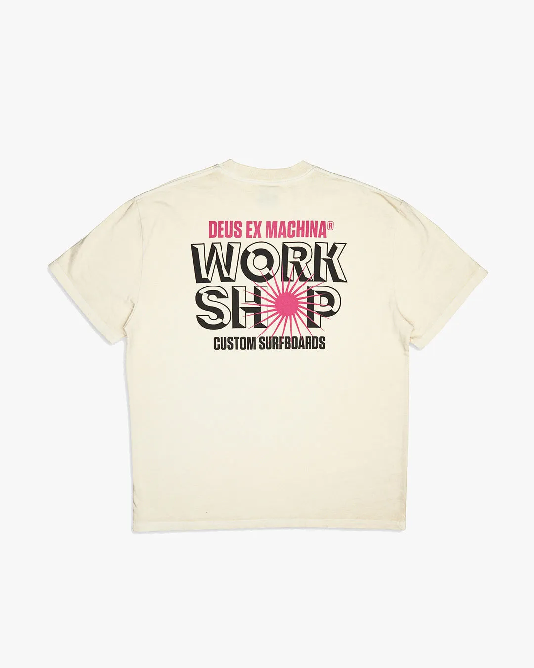 Deus Ex Machina Surf Shop Tee - Dirty White