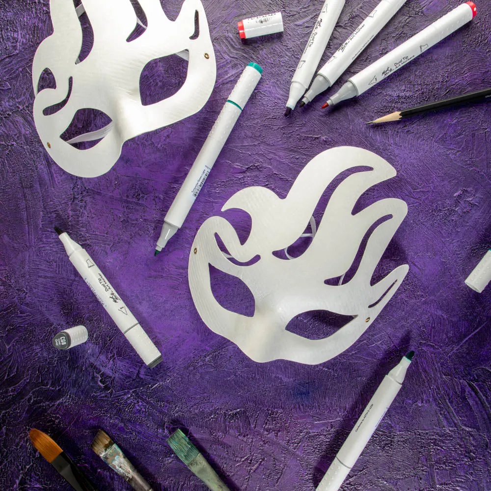 DIY Party Masks Discovery 4pc - Flame