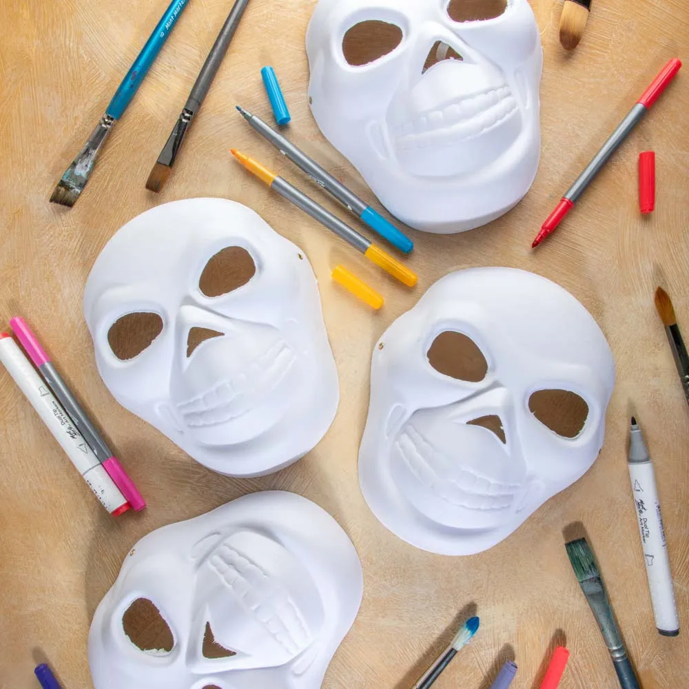 DIY Party Masks Discovery 4pc - Skull