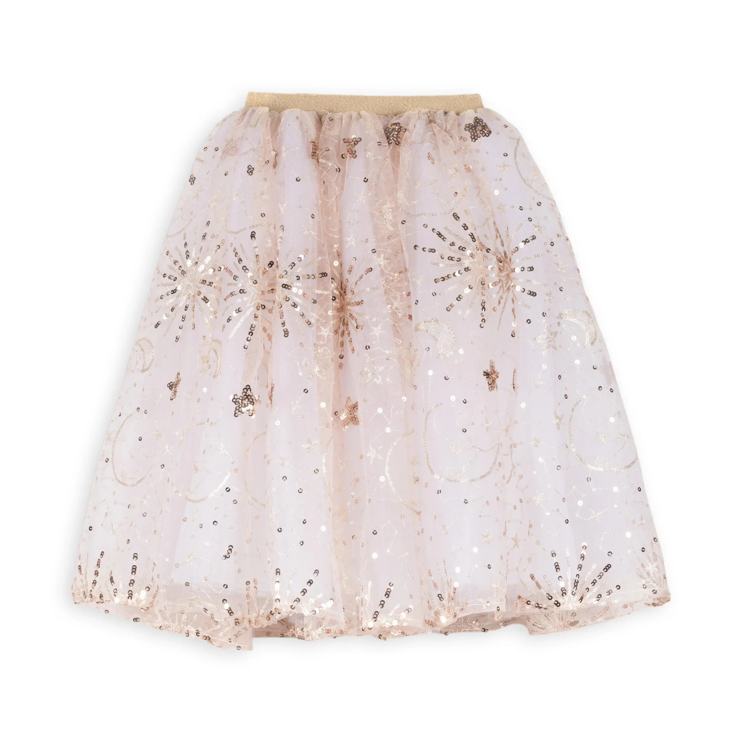 Dress Up Kit - Embroidered Moon Skirt - Rose Gold