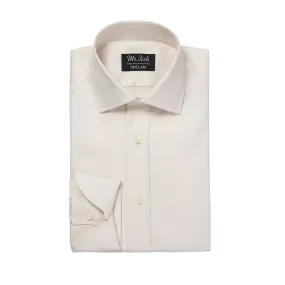 Ecru Fine Twill Cocktail Cuff Shirt