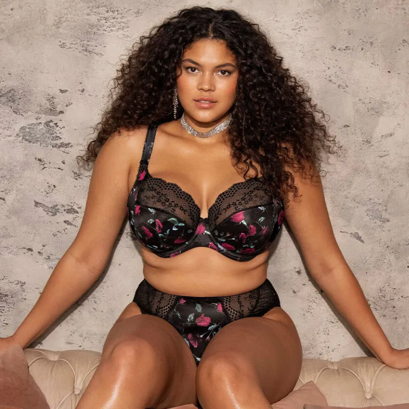 Elomi Lucie Plunge Bra Rock N' Rose