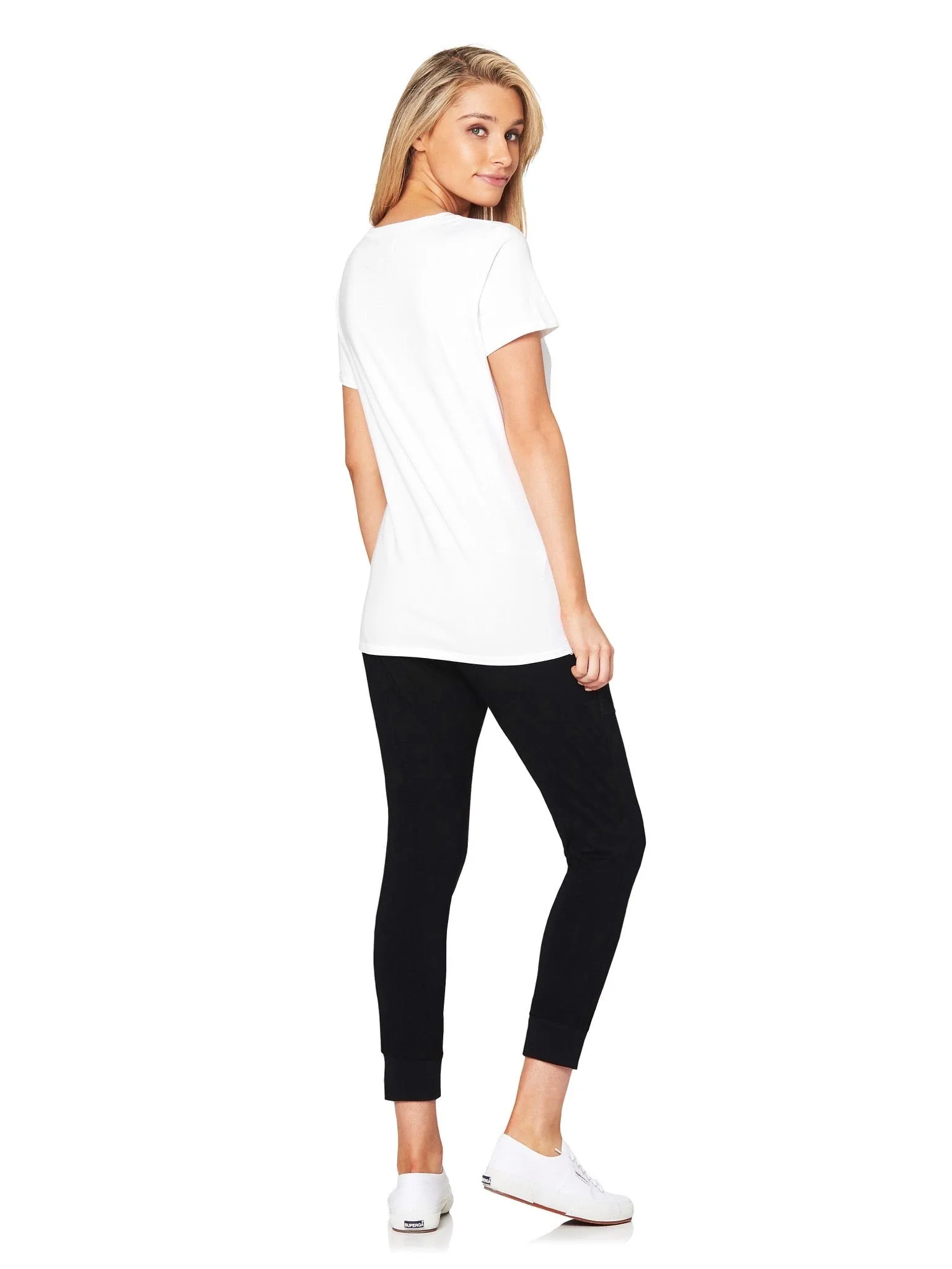 EMILY BASIC TEE  - WHITE