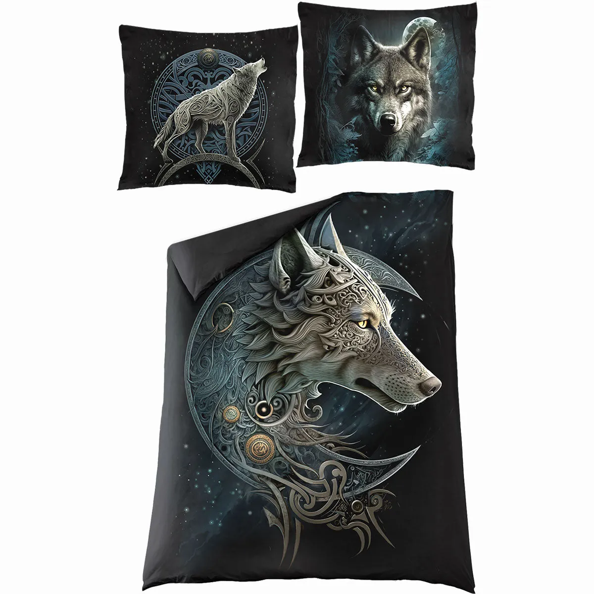 FOREST GUARDIANS - Single Cotton Duvet Cover   UK And EU Pillow case