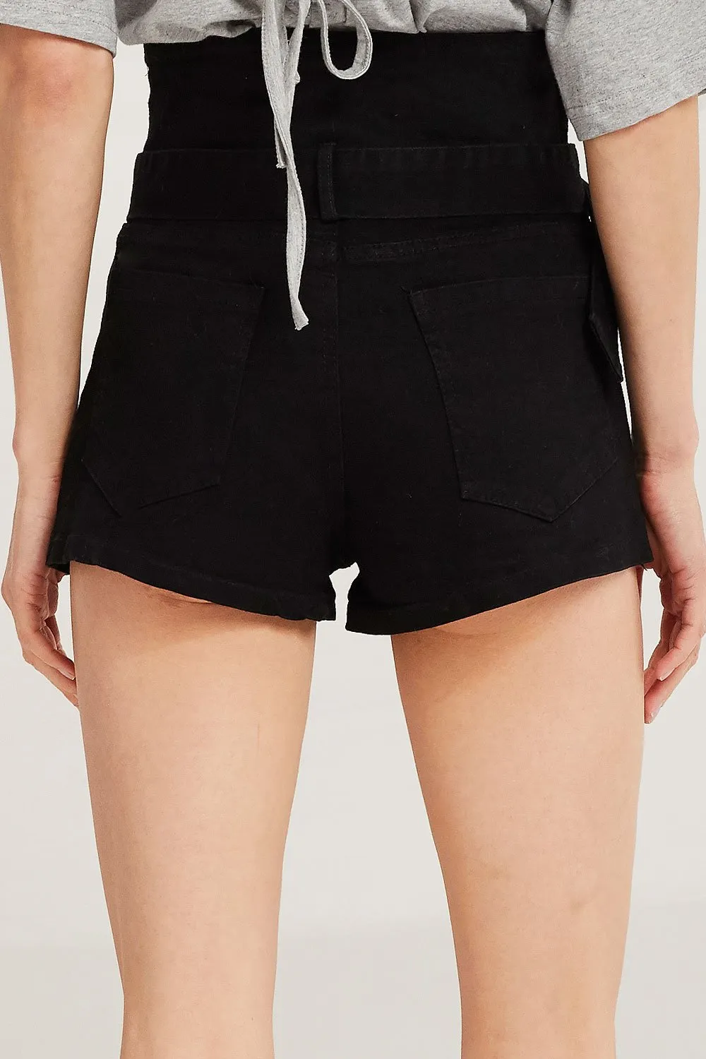 Harper Belted High Waist Shorts