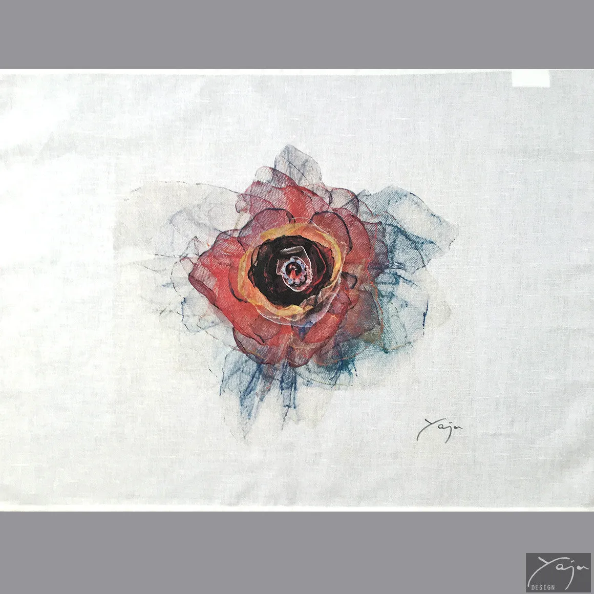 Imaginary Flower - Tea Towel No.12