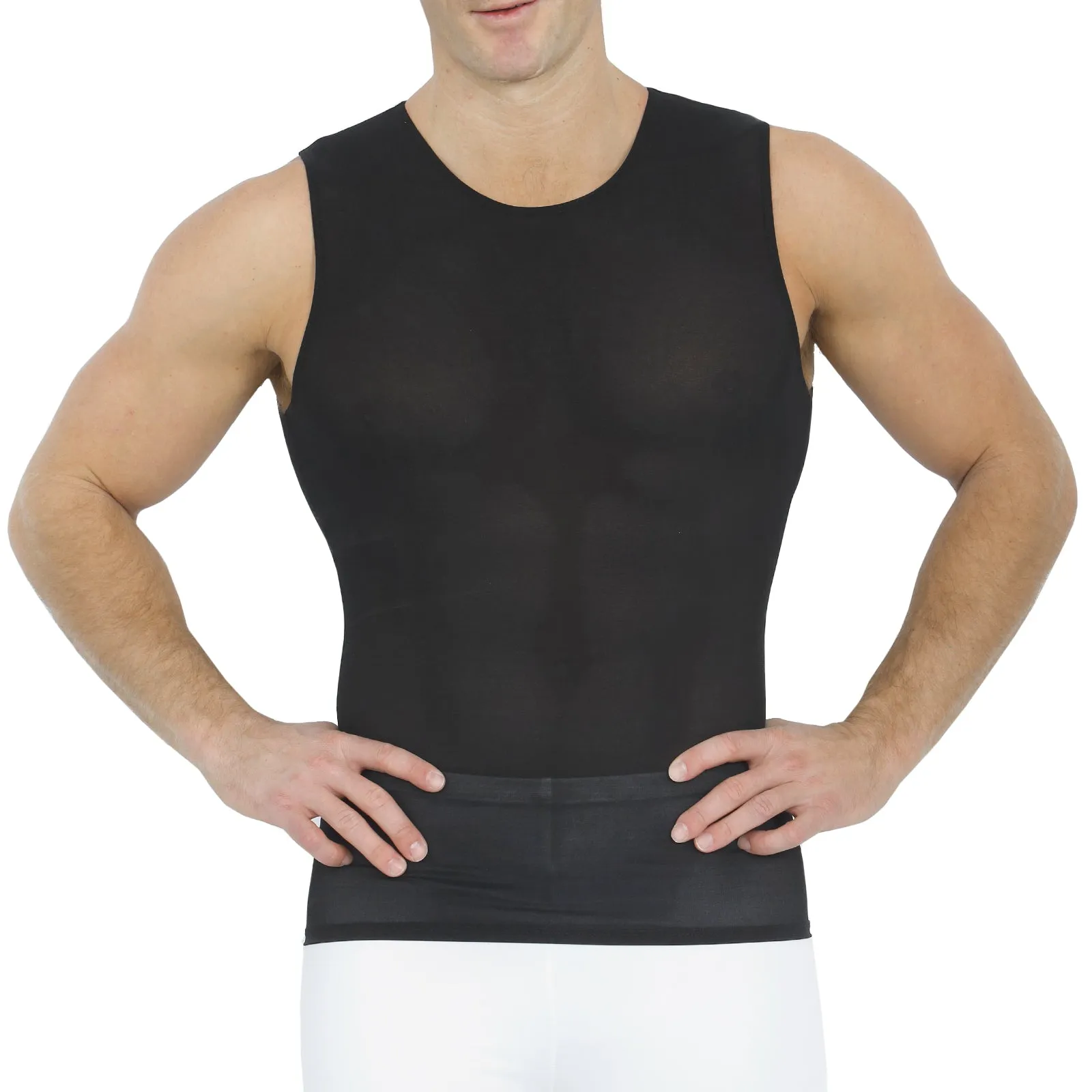 Insta Slim Power Mesh Compression Crew Neck 180TS00N1