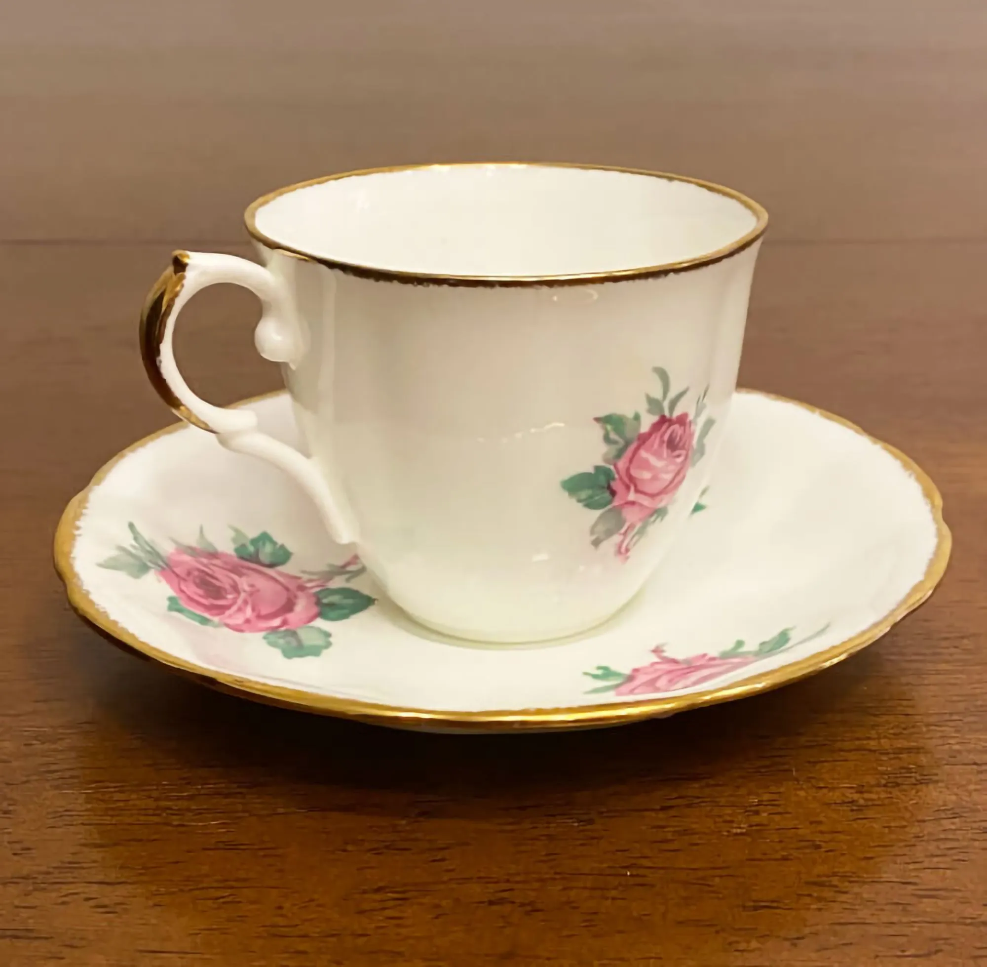 Jason Bone China Collectible Teacup and Saucer Set #J554, England