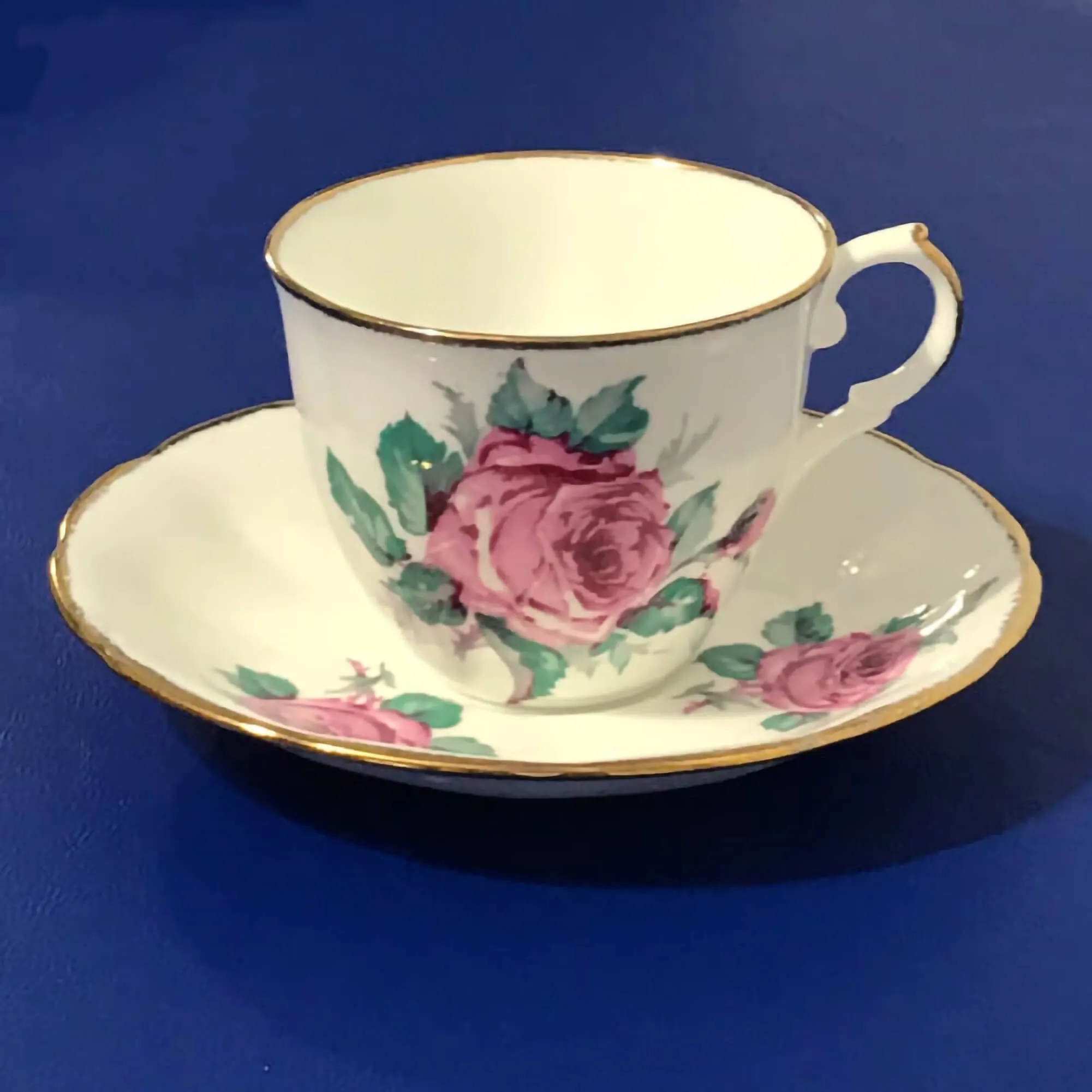 Jason Bone China Collectible Teacup and Saucer Set #J554, England