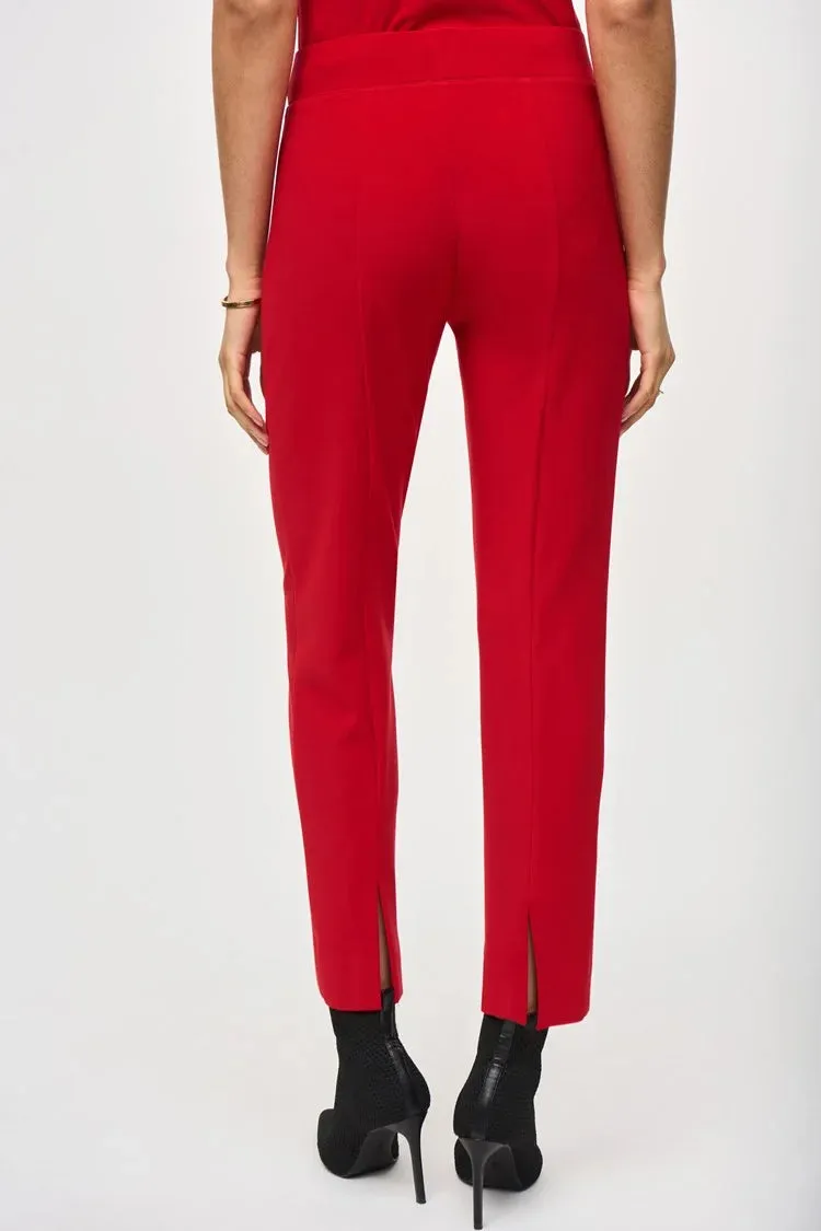 Joseph Ribkoff Classic Straight Pant with Slit In The Back